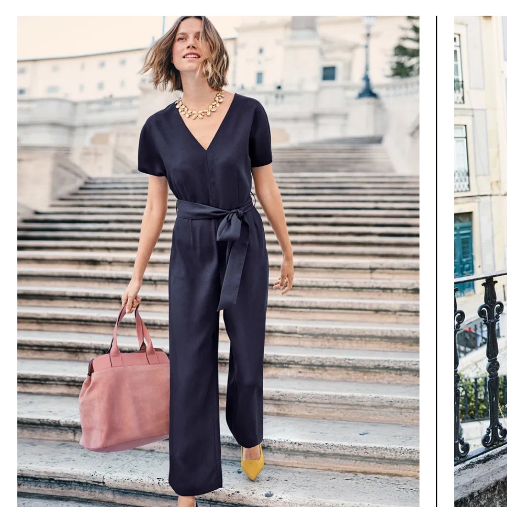 Elegant Black Crepe Jumpsuit